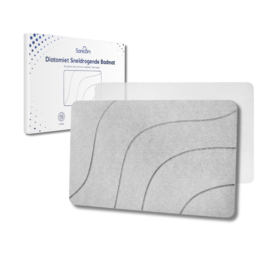 Diatomite Badmat – Badkamermat – Grijs