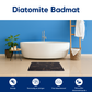 Diatomite Badmat – Badkamermat – Opvouwbaar – Marmerlook – Zwart