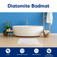Diatomite Badmat – Badkamermat – Opvouwbaar – Marmerlook – Wit