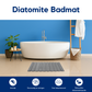 Diatomite Badmat – Badkamermat – Opvouwbaar – Donkergrijs