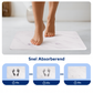 Diatomite Badmat – Badkamermat – Opvouwbaar – Marmerlook – Wit