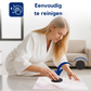 Diatomite Badmat – Badkamermat – Opvouwbaar – Marmerlook – Wit/Goud