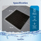 Douchemat - Antislip Mat - Antislipmat Douche - Badmat - Schimmelbestendig - Met Zuignappen - Wasbaar - Zwart