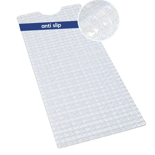 Antislip douchemat - Transparant 100x40CM