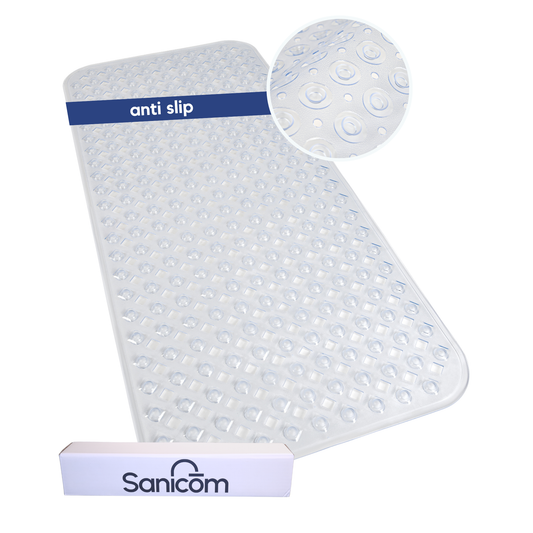 Antislip douchemat - Transparant 88x40 CM