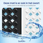 Non-slip shower mat - White 88x40 CM